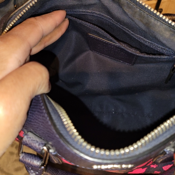 Floral coach Crossbody/handbag - Picture 2 of 4